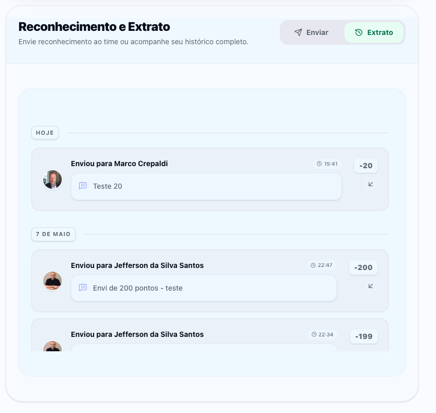 Formulário Prático de Elogios e Valores